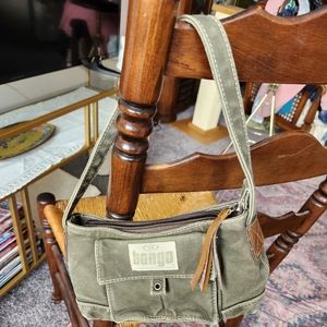 Bongo mini canvas handbag